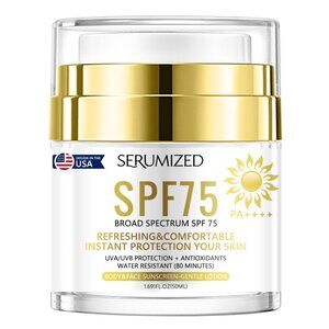 SPF 75 Broad Spectrum Sunscreen, 1.69 fl. oz, Refreshing & Comfortable